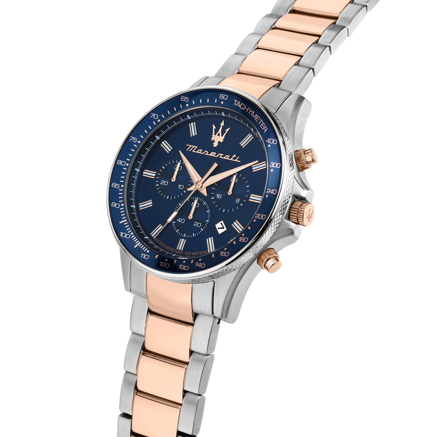 Maserati Sfida Two Tone Chronograph Watch