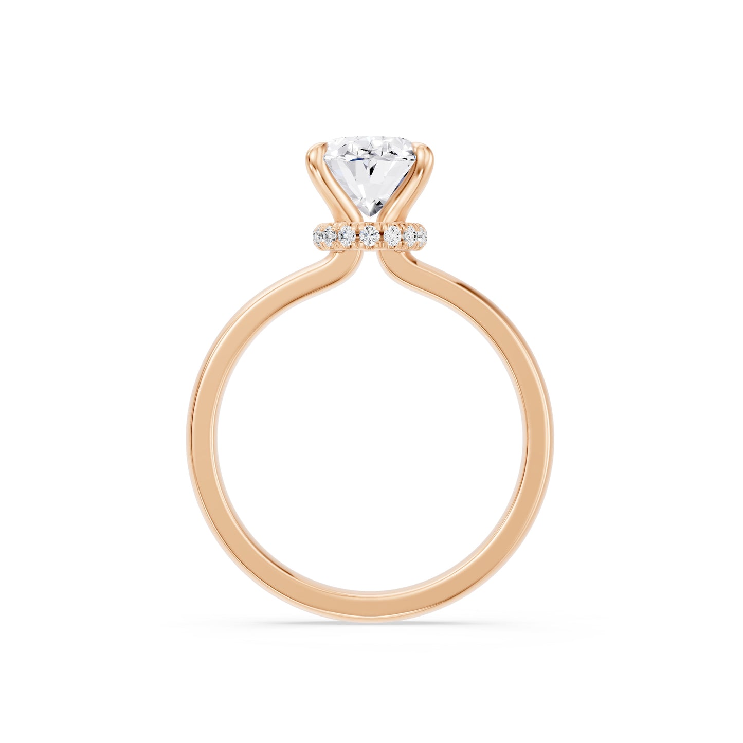 The Hidden Odette Oval Engagement Ring