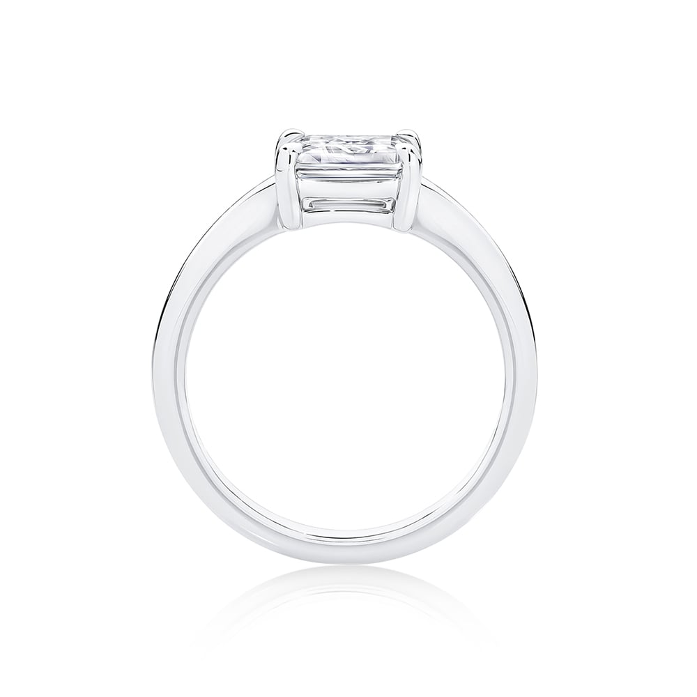 The East West Emerald Engagement Ring