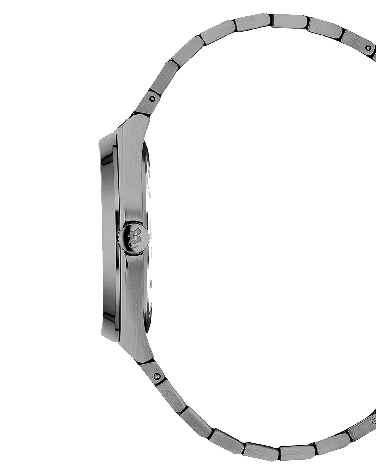 JDM Horizon Gents 41mm White Dial Black Stainless Steel Strap Watch