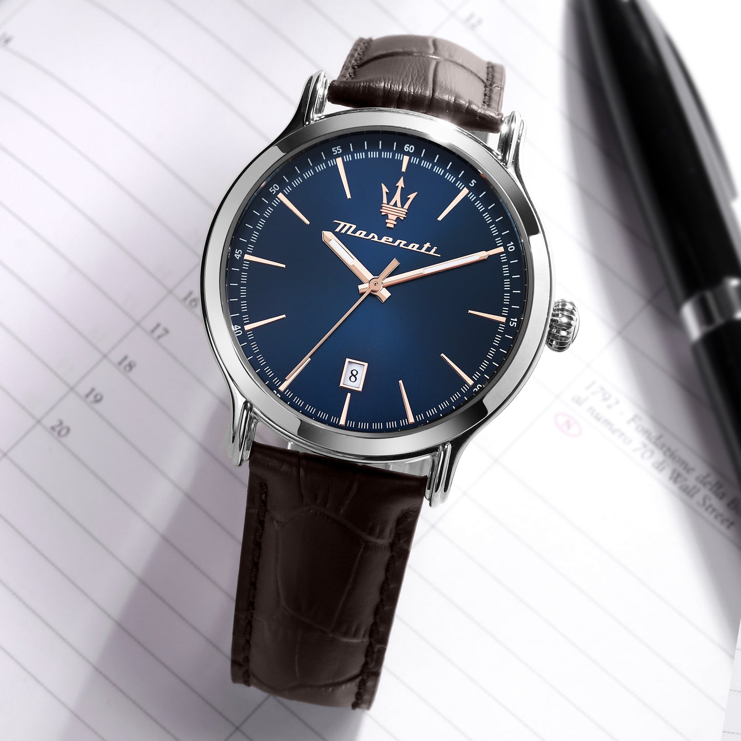 Maserati Epoca 42mm Leather Watch
