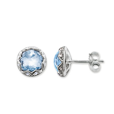 Thomas Sabo Lotos Aquamarine Studs TH1828AQ