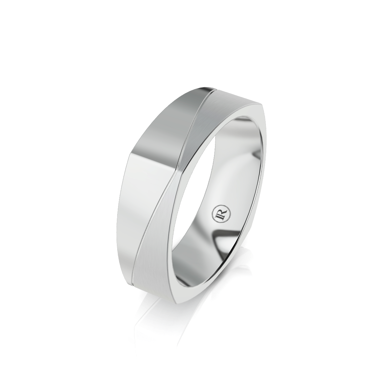 9ct White Gold Wedder IN1327