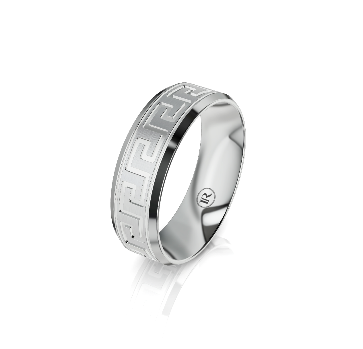 9ct White Gold Wedder IN1449