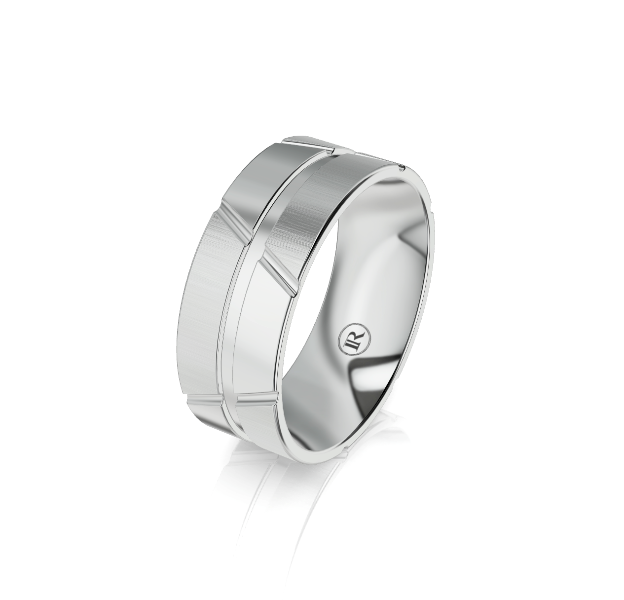 9ct White Gold Wedder IN1435