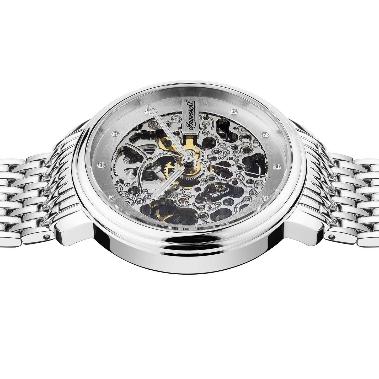 Ingersoll Crown Automatic Silver Watch