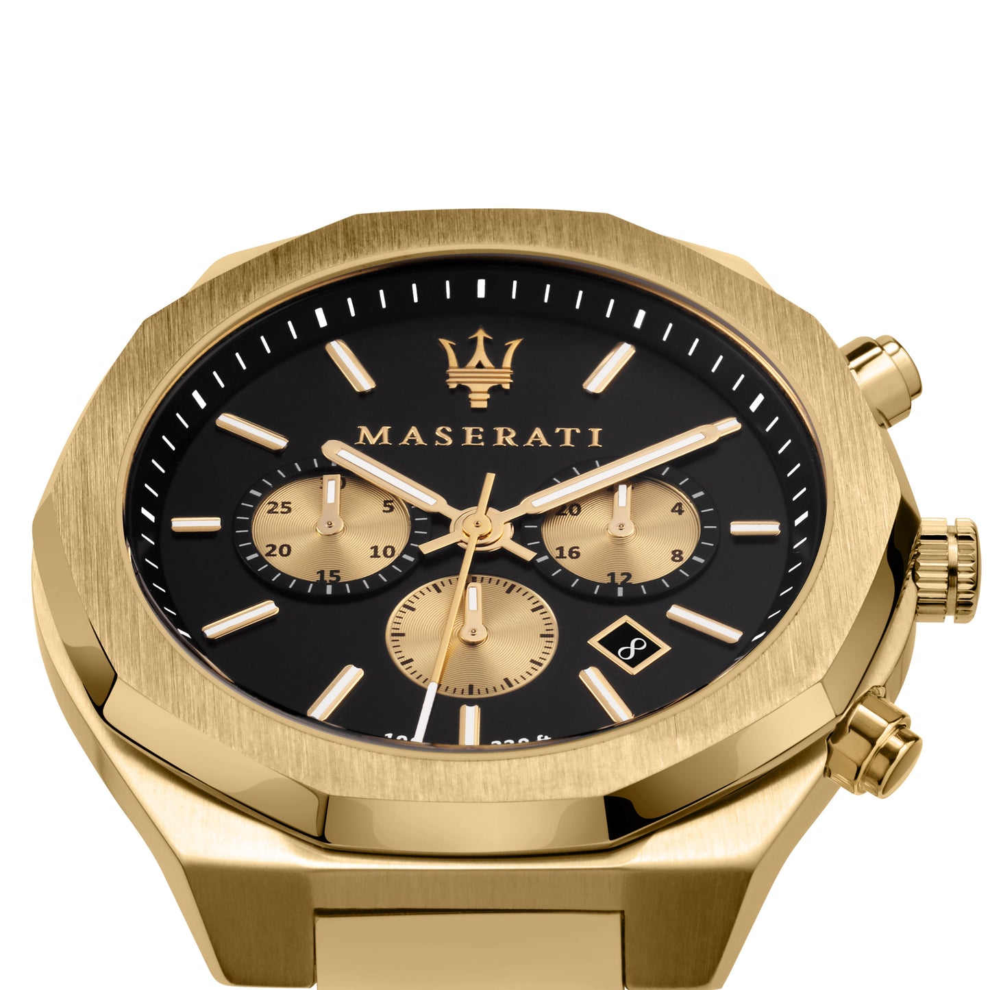Maserati Stile Gold Chronograph Watch