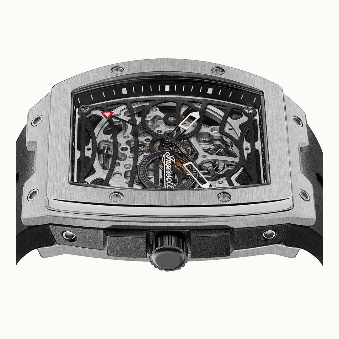 Ingersoll The Challenger Automatic Silver and Black Watch