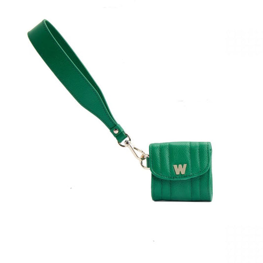 Wolf Mimi Earpods Case with Wristlet Green