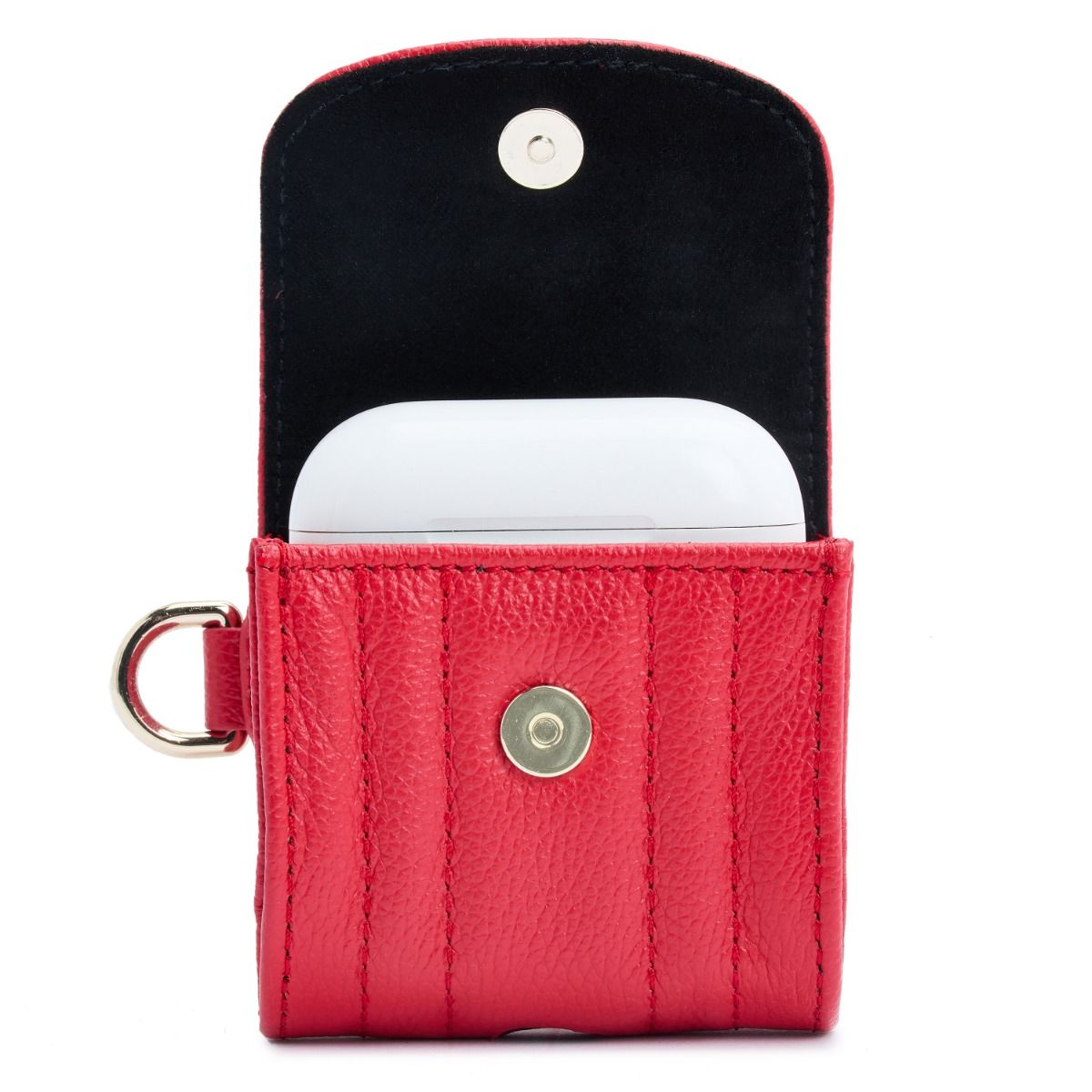 Wolf Mimi Earpods Case with Wristlet Red