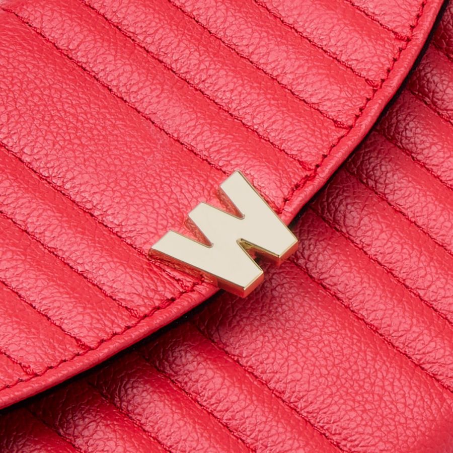 Wolf Mimi Crossbody Bag with Wristlet Red