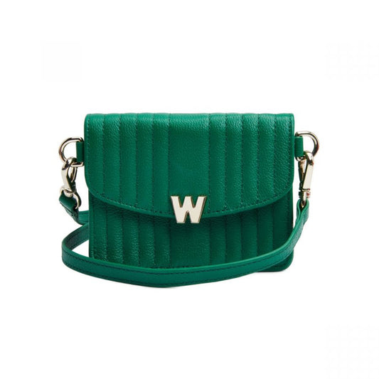 Wolf Mimi Mini Bag with Wristlet & Lanyard Green