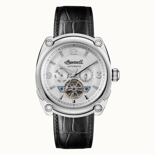 Ingersoll The Michigan Silver Black Watch