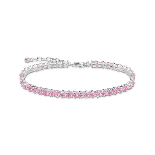 THOMAS SABO Heritage Pink Tennis Bracelet