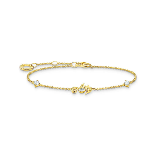 THOMAS SABO Gold Seahorse Bracelet