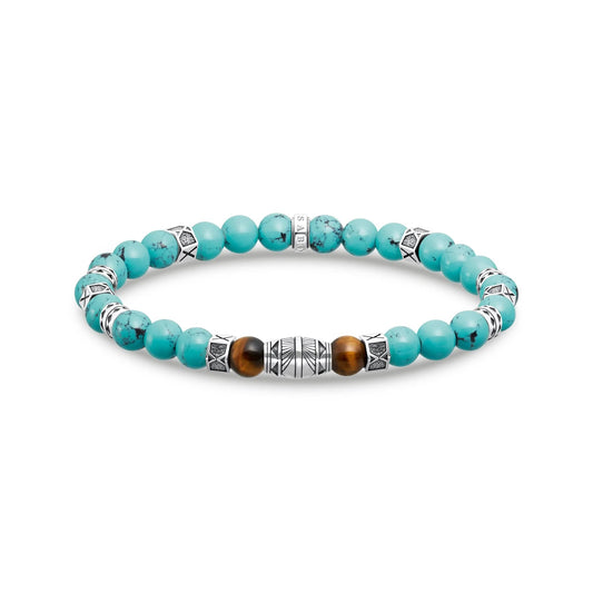 THOMAS SABO Turquoise Bead Element's Bracelet