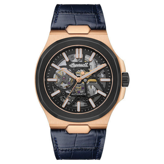 Ingersoll The Catalina Rose Gold Blue Watch