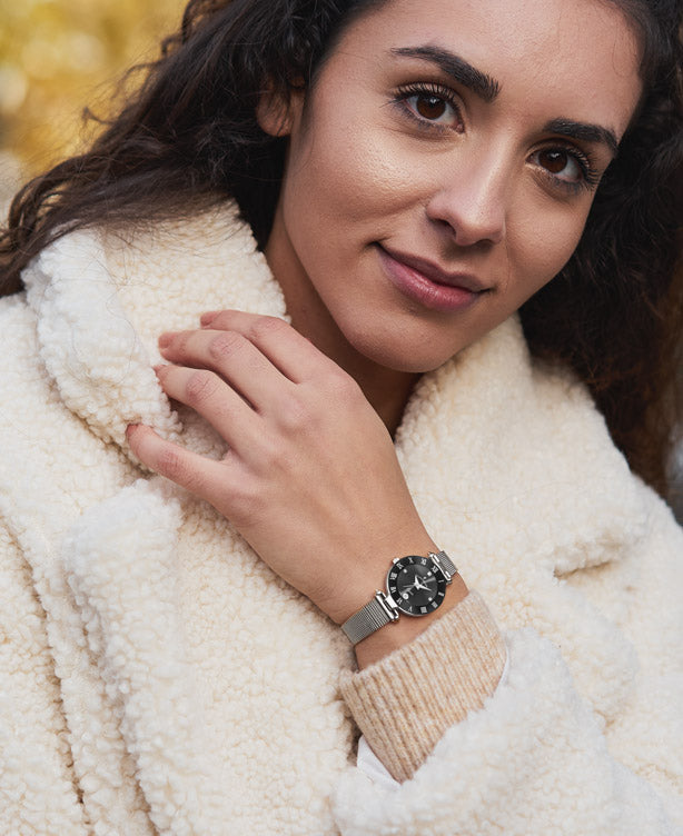 JDM Coupole Classic 26mm Silver Mesh Watch