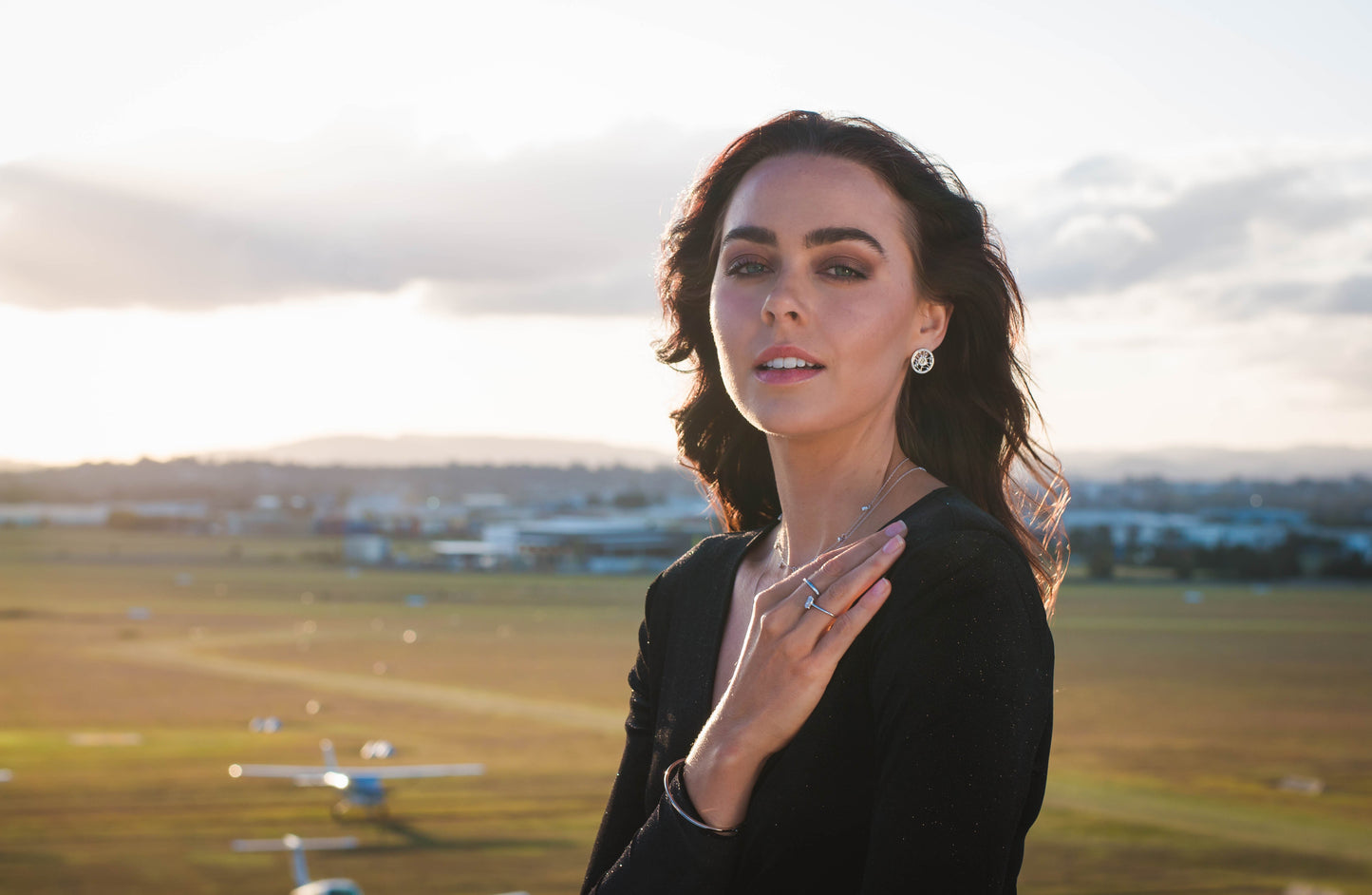 GEORGINI A CHRISTMAS JOURNEY ELLIPSE SOLITAIRE SILVER