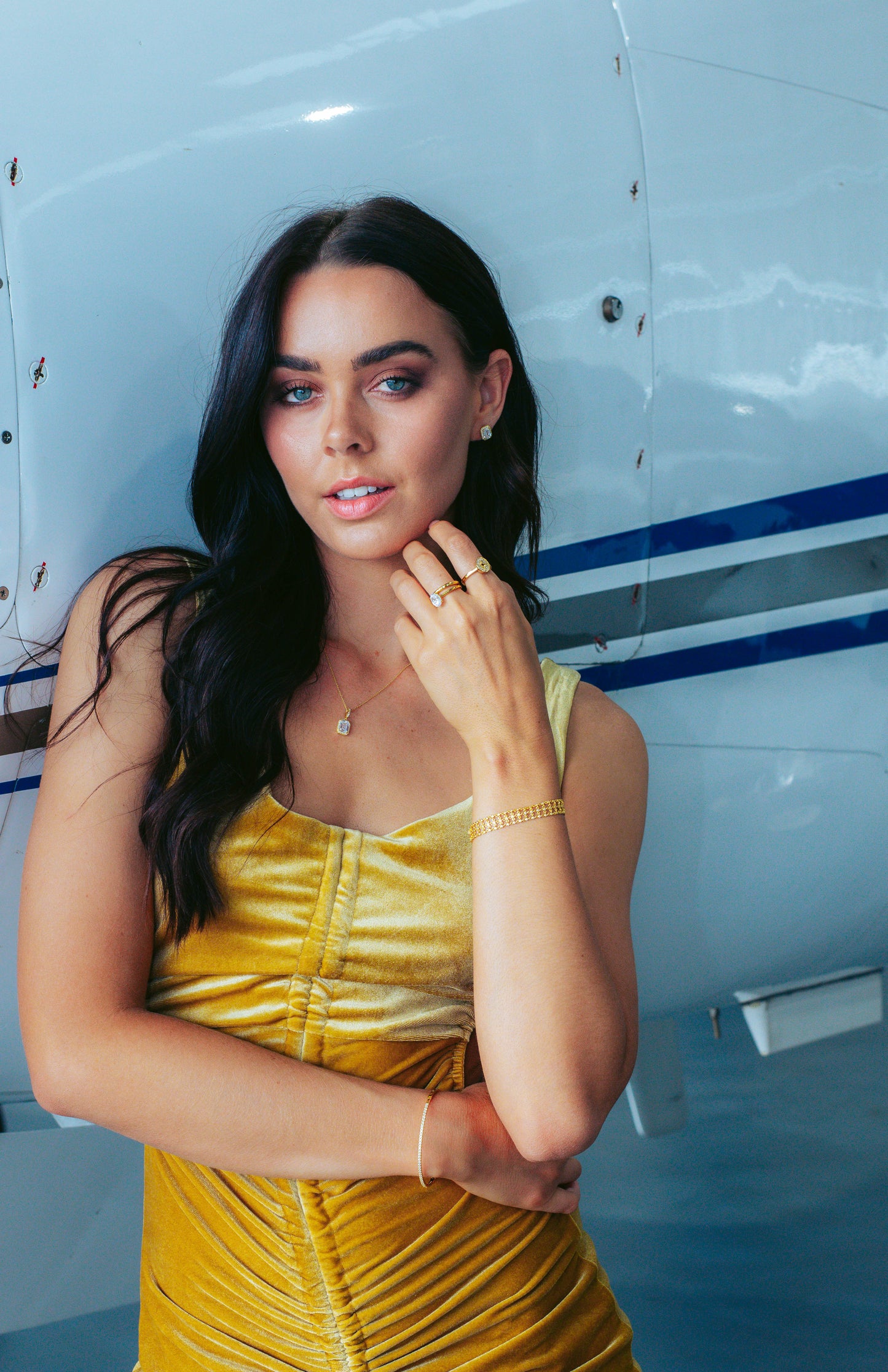 GEORGINI A CHRISTMAS JOURNEY ELLIPSE BAND GOLD