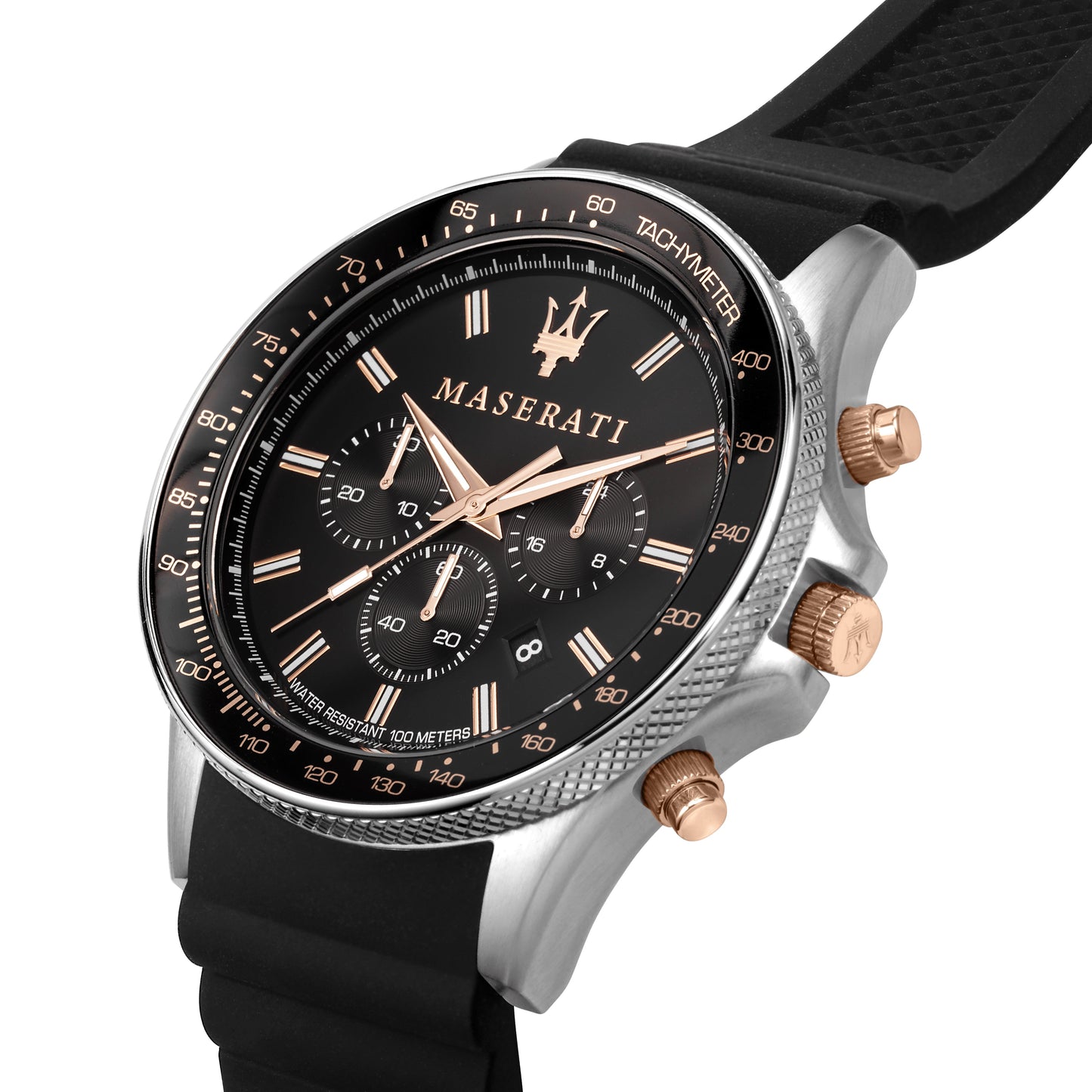 Maserati Sfida Black Dial 44mm Watch