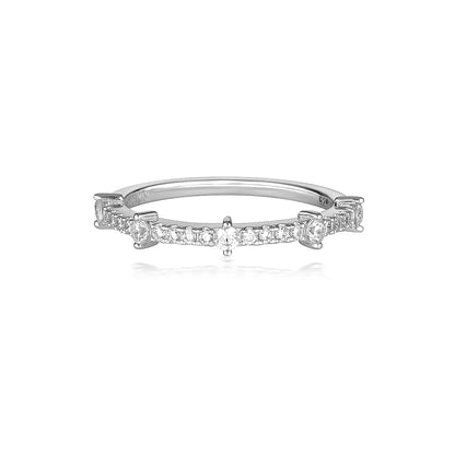 GEORGINI RED CARPET GALA RING SILVER