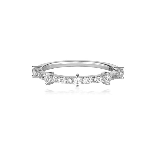 GEORGINI RED CARPET GALA RING SILVER
