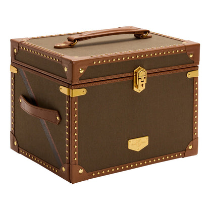 Wolf Ida Trunk Jewellery Box KHAKI