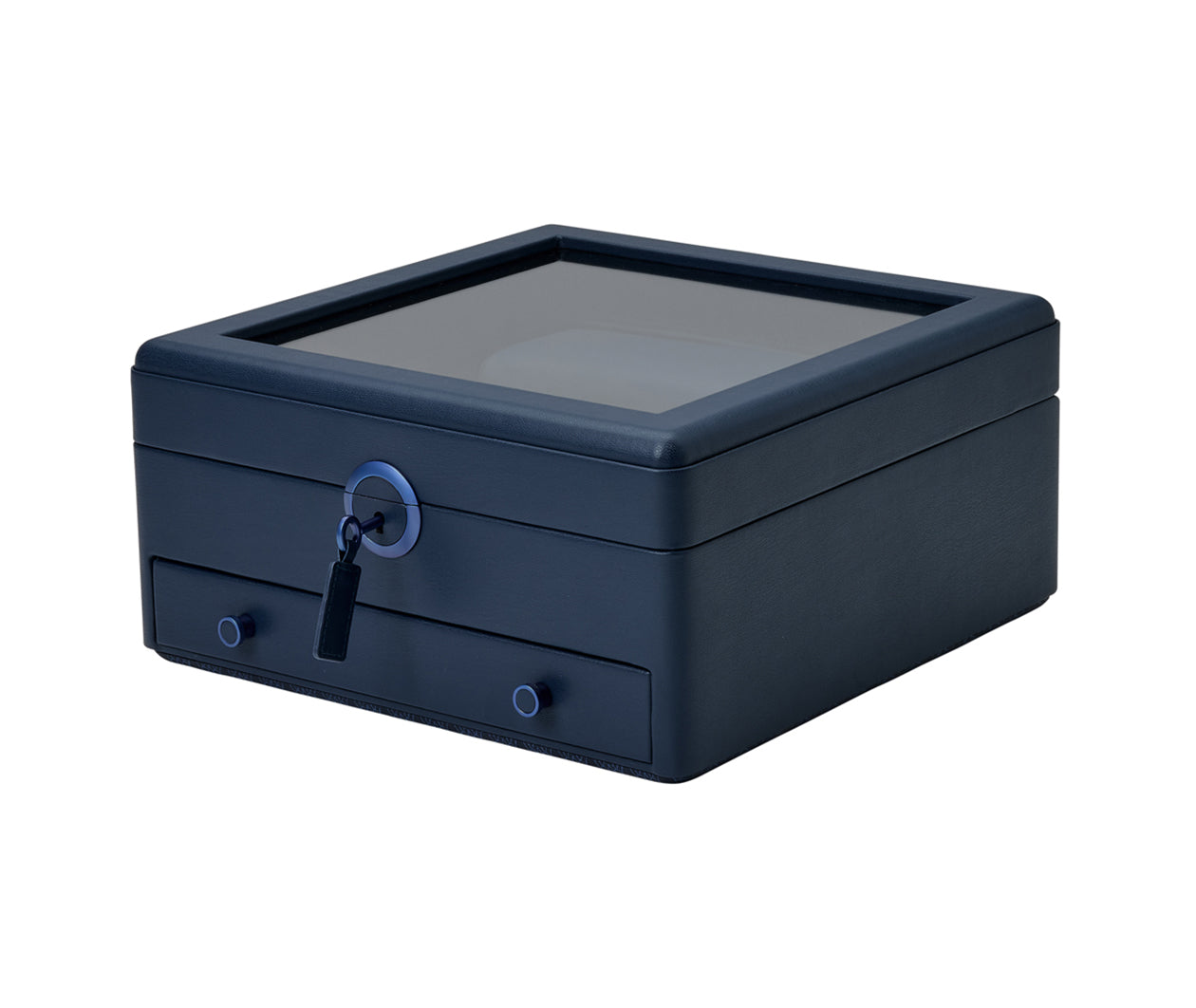 Wolf Earth Watch Stand Box Blue