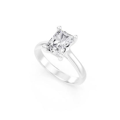 The Richi Radiant Solitaire Engagement Ring