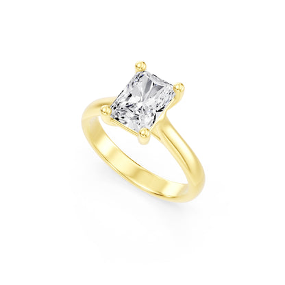 The Richi Radiant Solitaire Engagement Ring