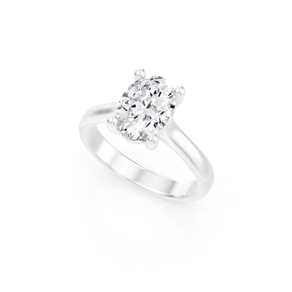 The Odette Oval Solitaire Engagement Ring
