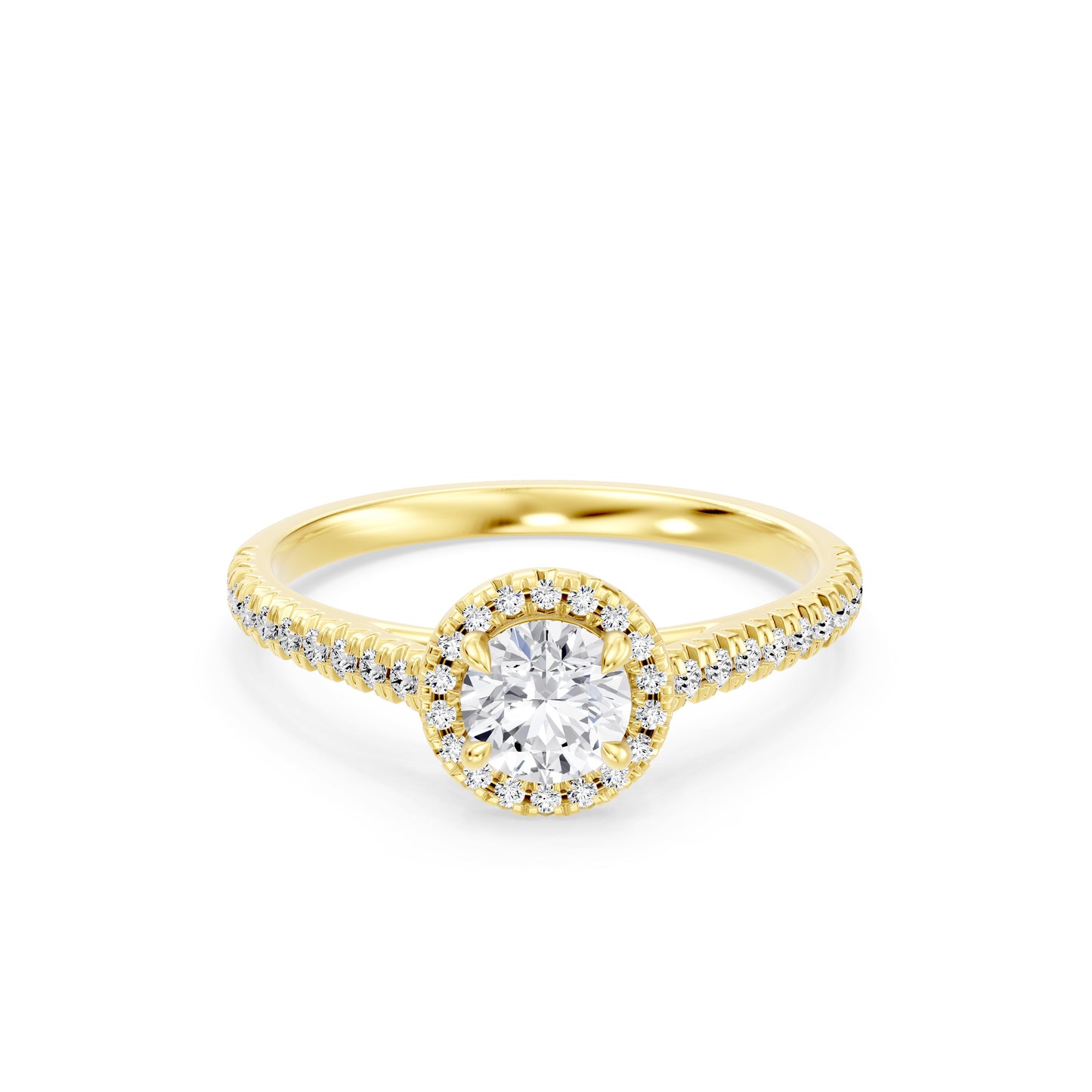 The Halo Engagement Ring