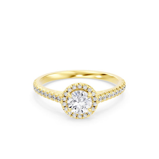 The Halo Engagement Ring