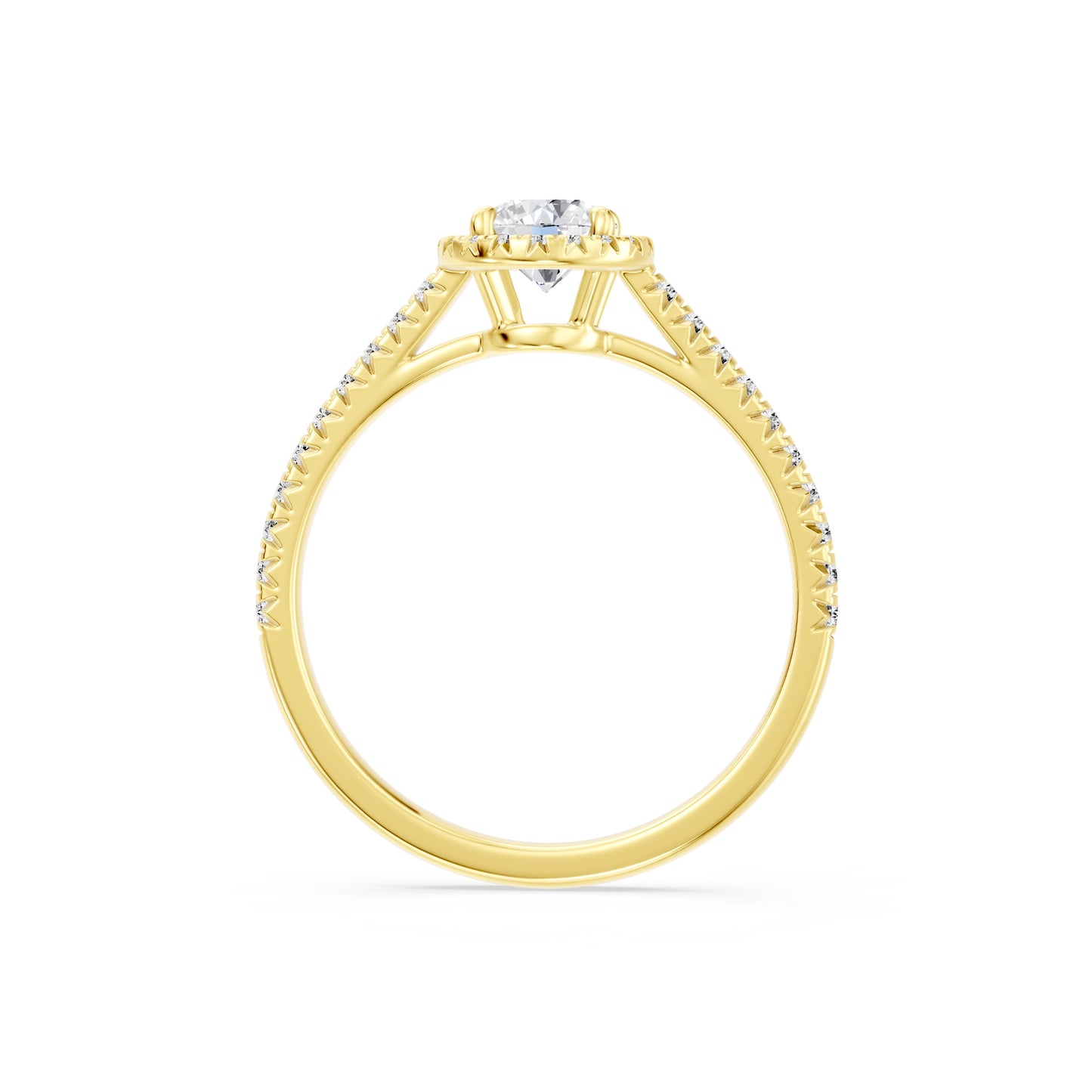 The Halo Engagement Ring