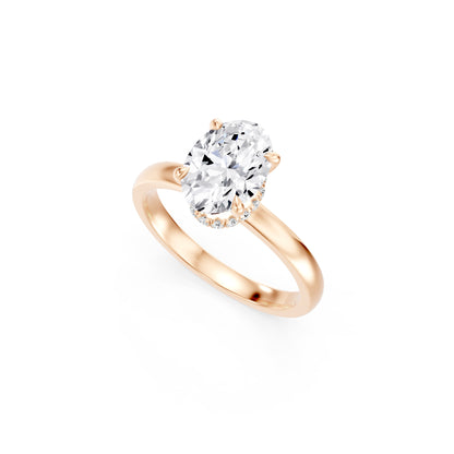 The Hidden Odette Oval Engagement Ring