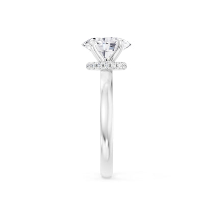 The Hidden Odette Oval Engagement Ring