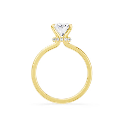 The Hidden Odette Oval Engagement Ring