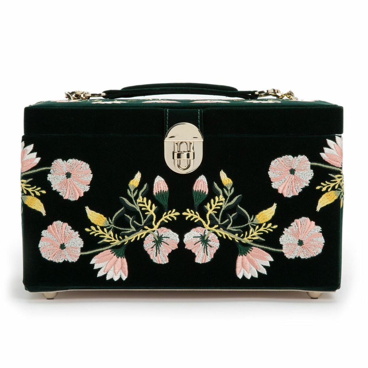 Wolf  Zoe Large Jewellery Box Forest Green