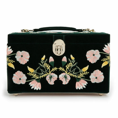 Wolf  Zoe Large Jewellery Box Forest Green