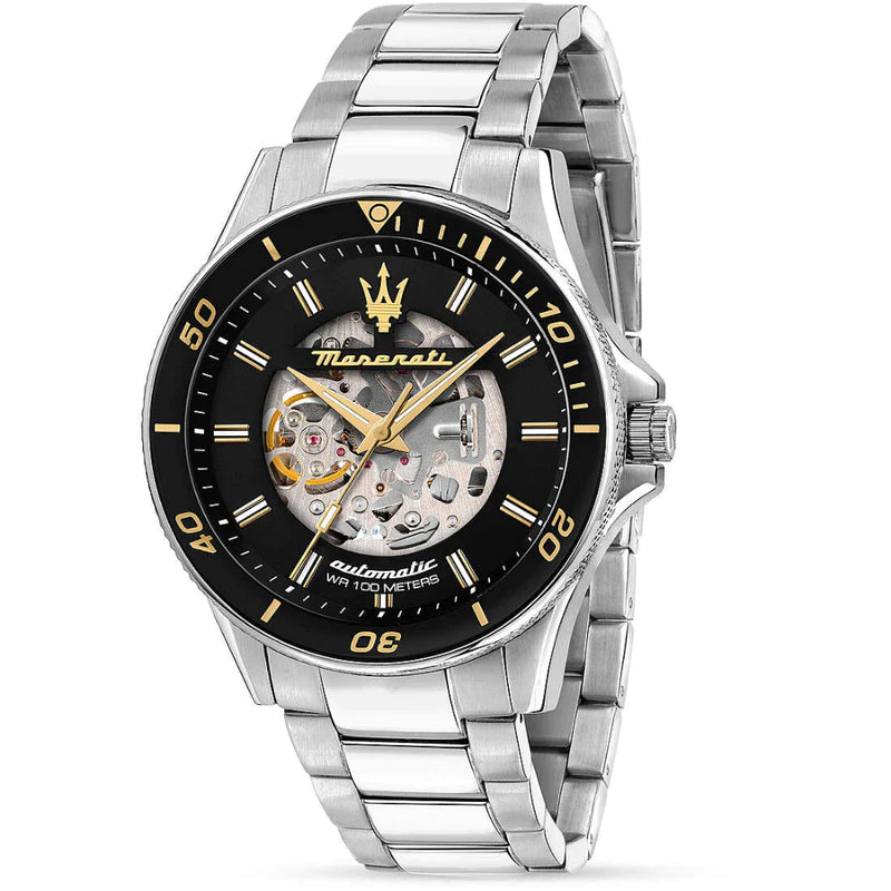 Maserati Sfida 44mm Automatic Stainless Steel Watch