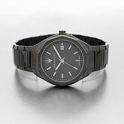 Maserati Stile Gun Metal Chronograph