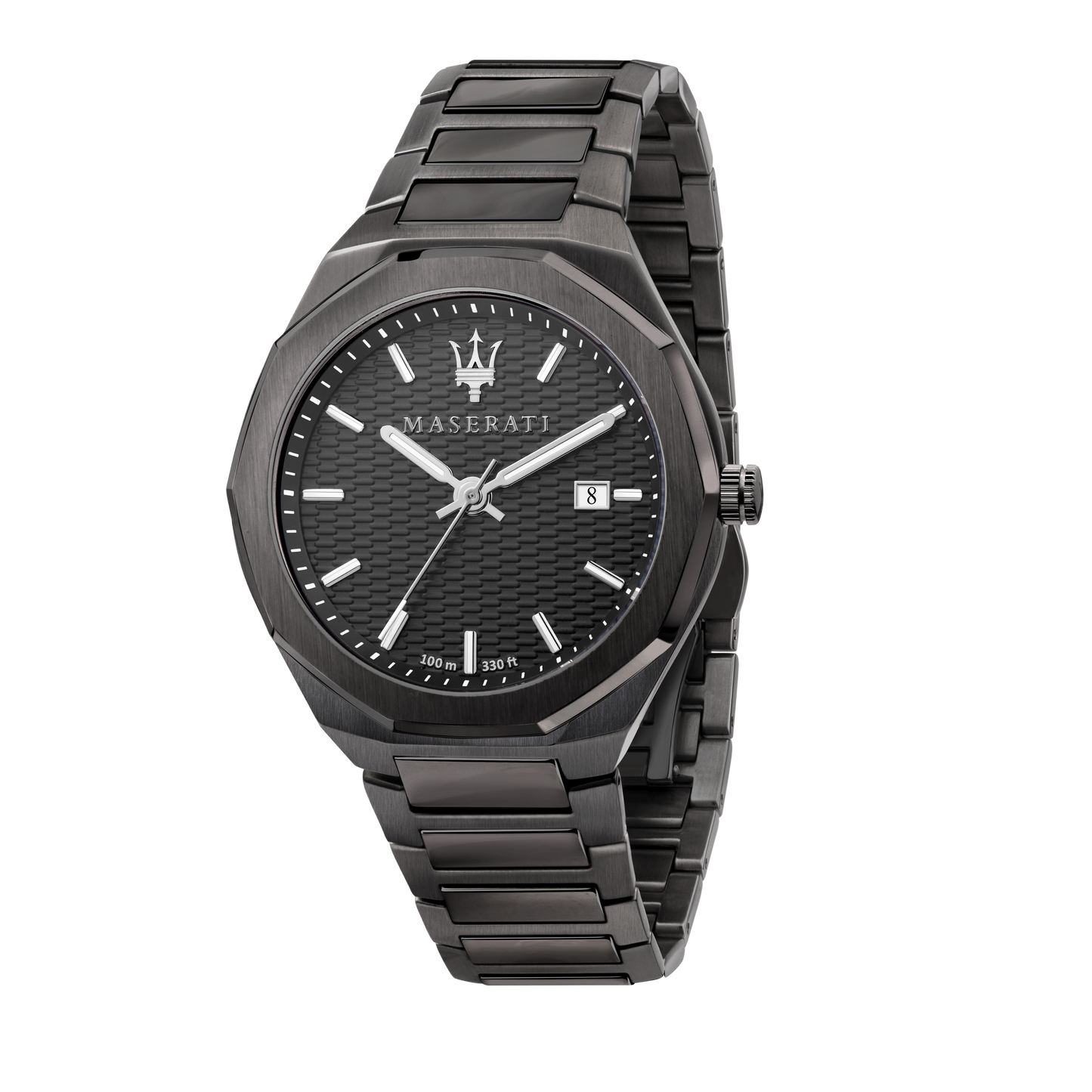 Maserati Stile Gun Metal Chronograph