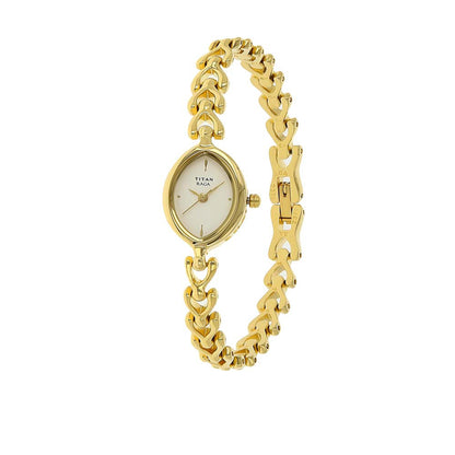 Titan Raga Champagne Dial Analog Watch for Women