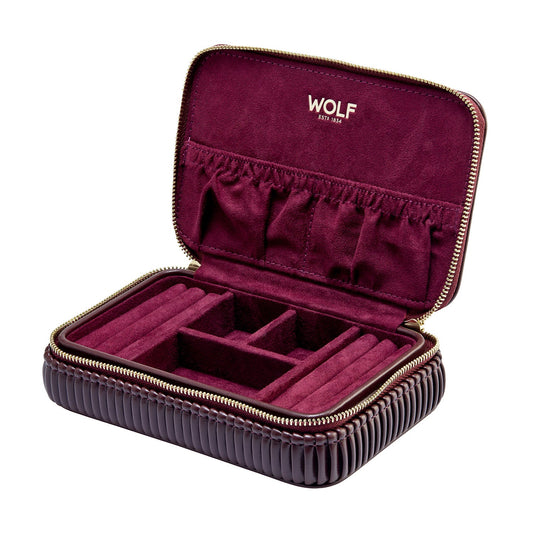 Wolf Bella Travel Zip Case Bordeaux 781326