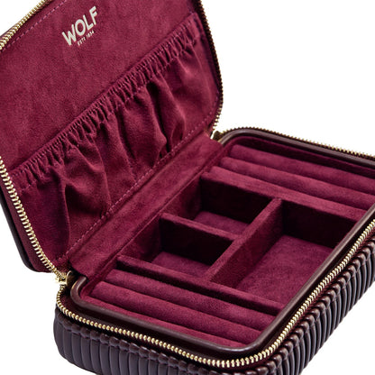 Wolf Bella Travel Zip Case Bordeaux 781326