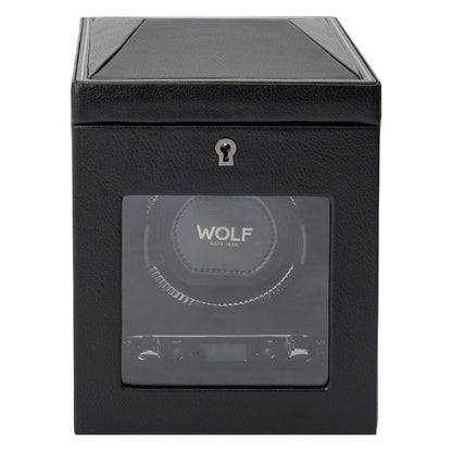 Wolf British Racing Single Watch Winder Black