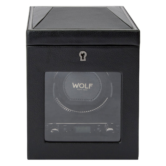 Wolf British Racing Single Watch Winder Black