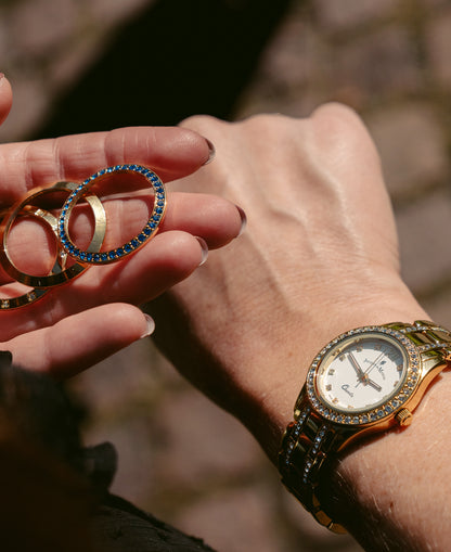 JDM Royal 30mm Stainless Steel Strap Gift Box Watch