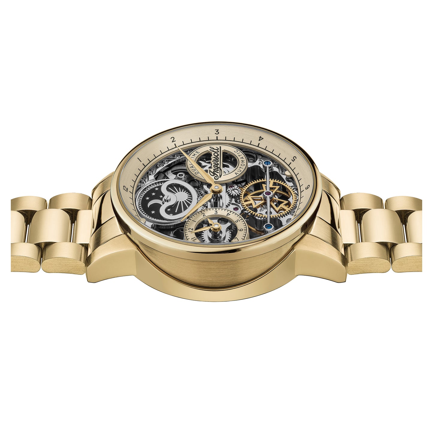 Ingersoll The Jazz 42mm Gold Dial and Gold Stainless Steel Watch